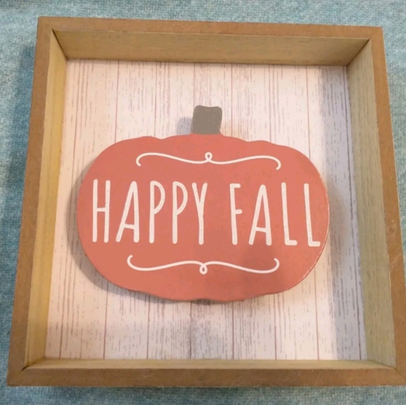 Wooden Happy Fall Small Sign - Picture 1 of 4